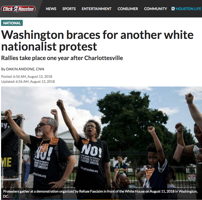 Refuse Fascism In Front of the White House